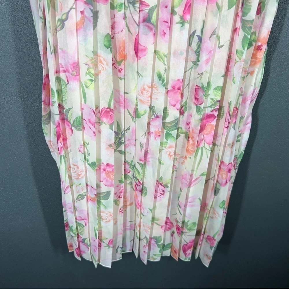 Speechless Kids Girls Pleated Floral Shift Dress